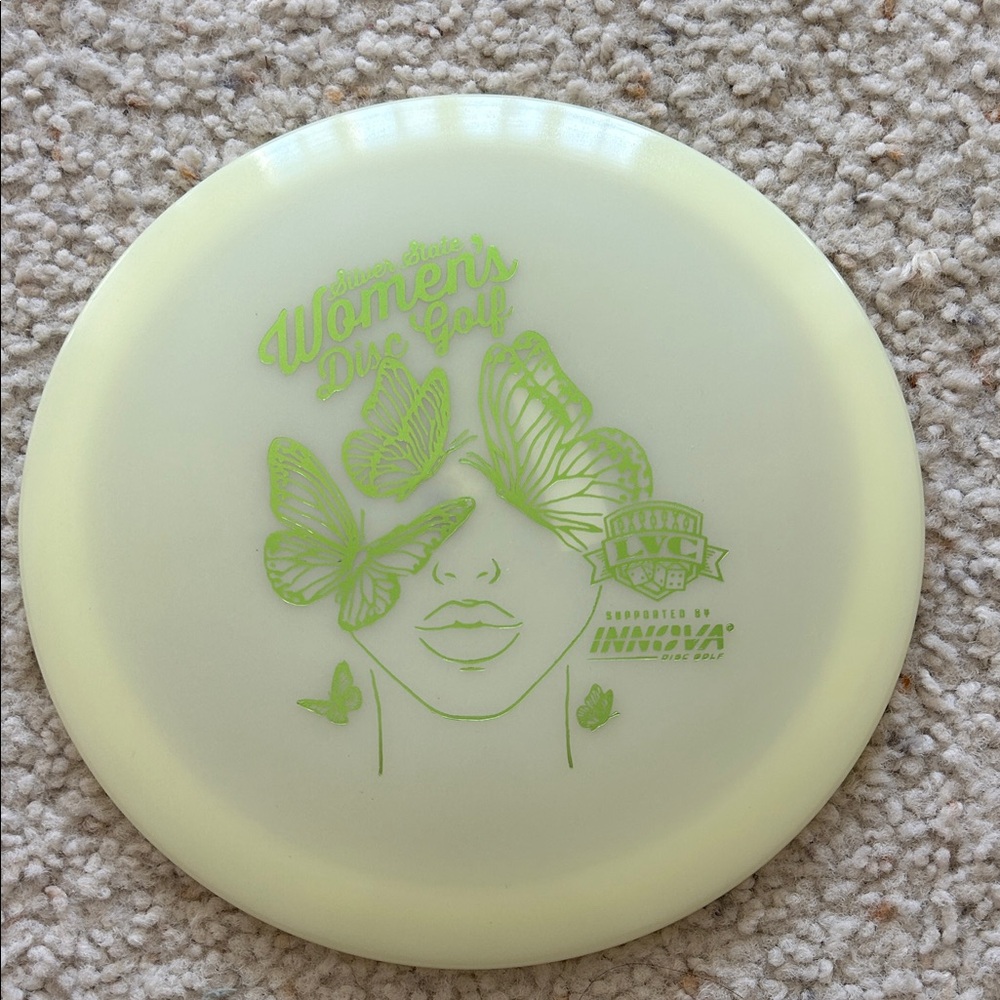 Disc Golf Frisbee- Innova Eagle Champ Glow- 2024 - SSW - Butterfly Stamp - LVC